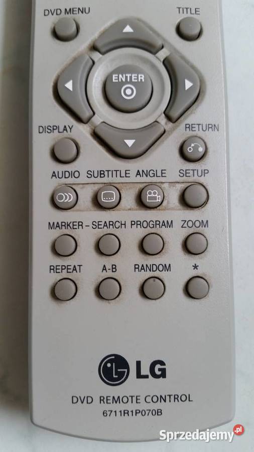 Pilot LG dvd remote control 6711R1P070B Puławy