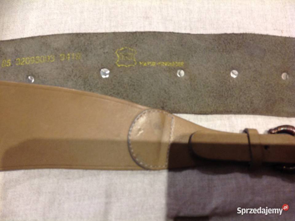 Pasek Skórzany Damski SSM skóra naturalna lubuskie Nowa Sól