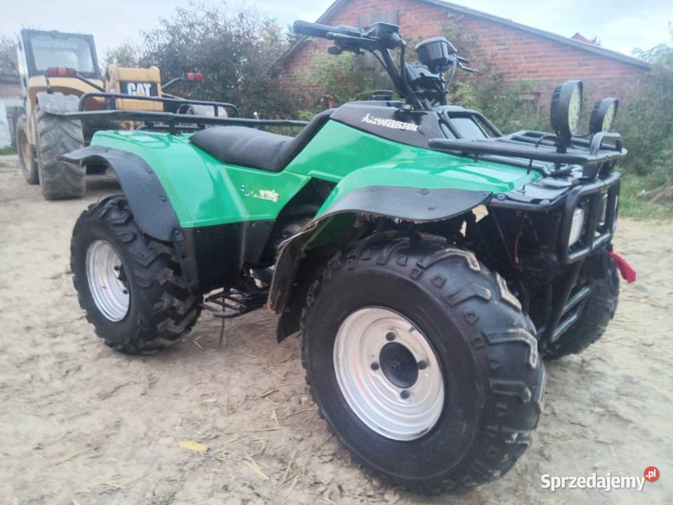 kawasaki klf 300 4x4 wyciagarka transport Lublin sprzedam