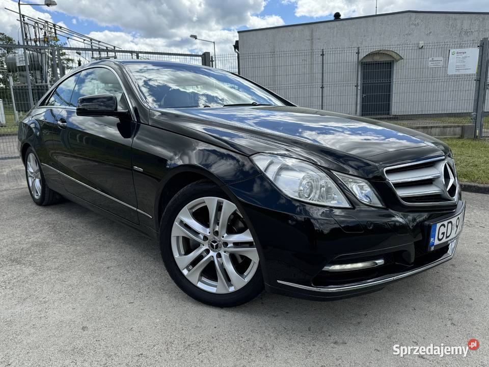 MERCEDES E250 COUPE AUTOMAT SKÓRA BIXENON benzyna Klasa E Elbląg sprzedam