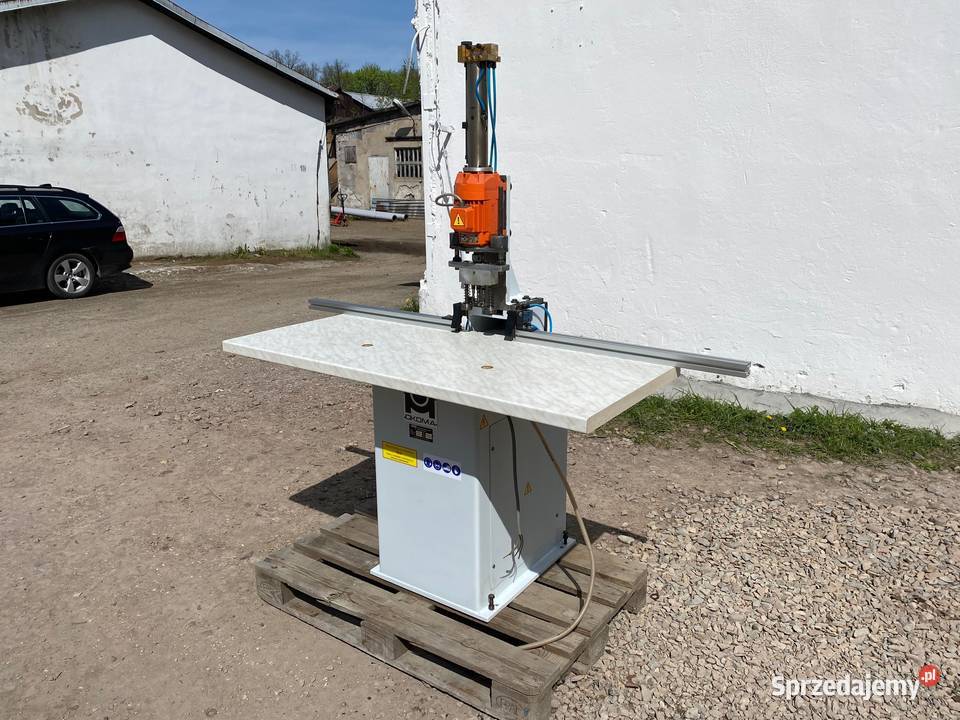 Wiertarka pionowa klamkownica OKOMA Maszyny Kalwaria Zebrzydowska sprzedam