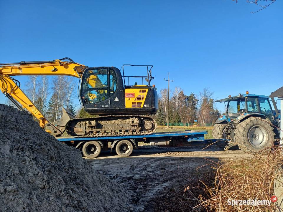 Tridem przyczepa niskopodwoziowa z najazdami lawety lubelskie sprzedam