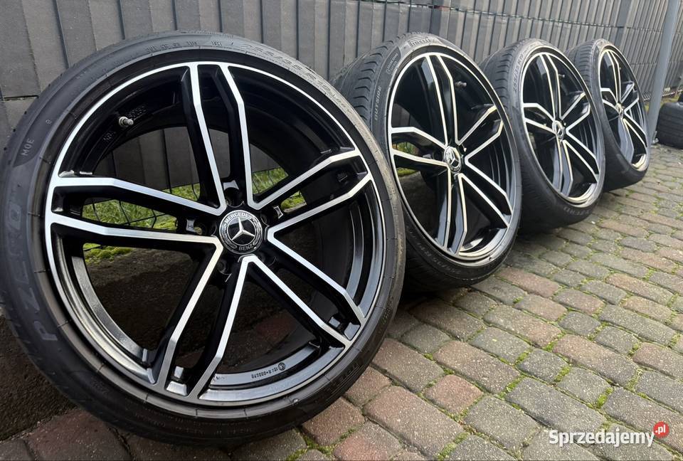 19 Mercedes C klasa W205 felgi koła komplet Lubasz