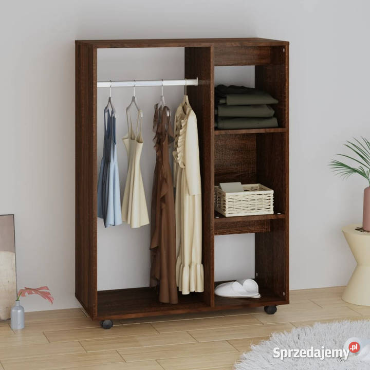 Szafa brązowy dąb 80x40x110 materiał mazowieckie Warszawa