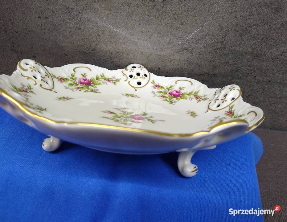 Patera Rosenthal Moliere Moosrose na 3 nóżkach wielkopolskie