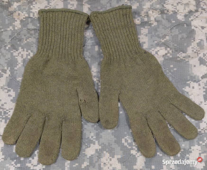 Rękawice wełniane Us Army inserts olive Wrocław
