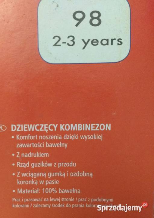 Kombinezon dziewczęcy Lupilu z metką Szczecin