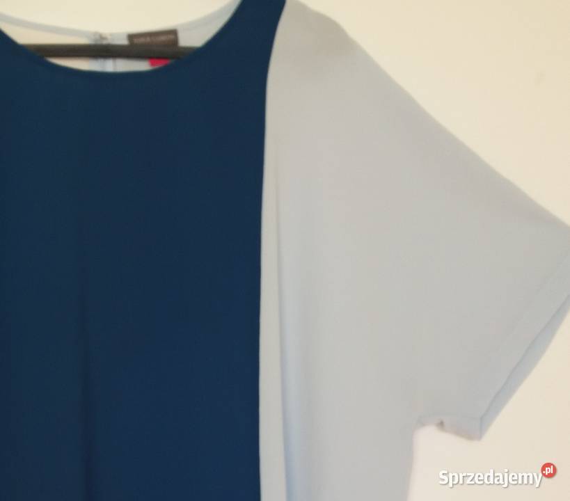 XXL Trójkolorowa elegancka tunika bluzka na Rozmiar 52 Bluzki i koszule Bluzki i koszule Gliwice