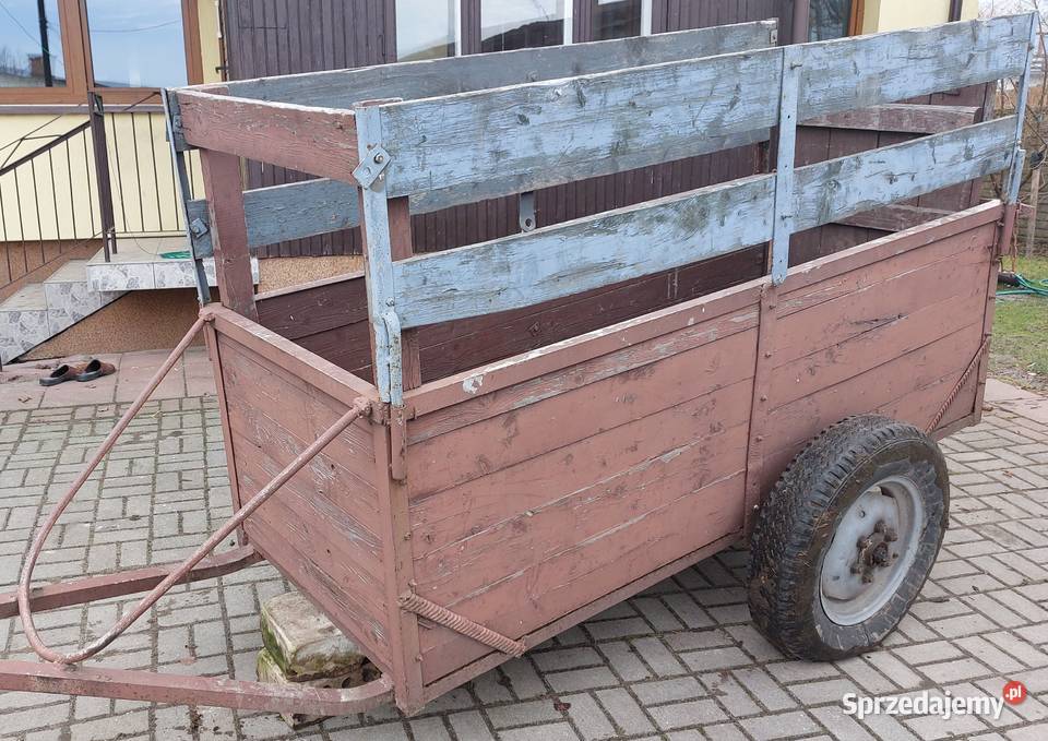 Dwukołówka dwukółka przyczepa do przewozu drzewa Dereźnia Majdańska