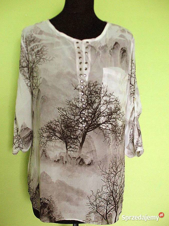 Bluzka cienka 40 L biust 110 szyfon Siedlce
