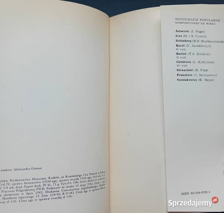 Lucjan Kydryński Gershwin PWM 1982 r Wydanie IV