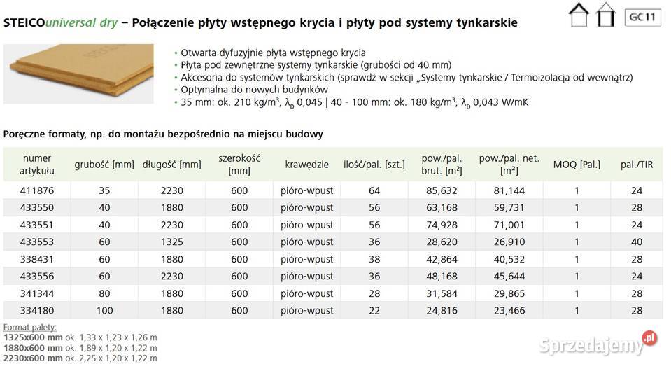 STEICO universal dry idealna płyta izolacyjna na Białystok