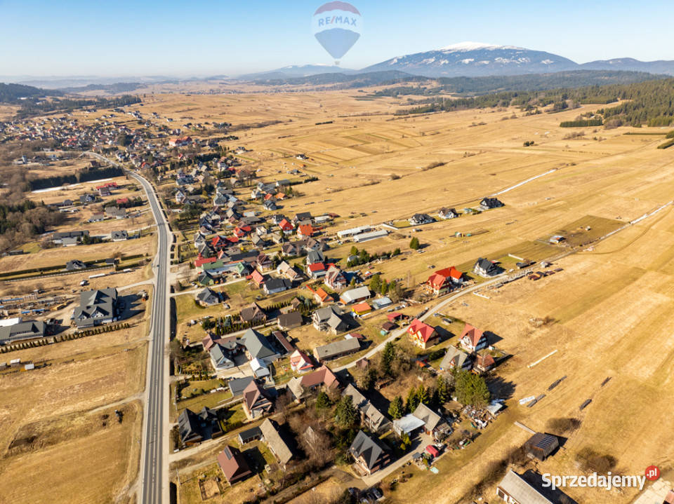 DZIAŁKA BUDOWLANA PODWILK POZWOLENIE NA BUDOWĘ asfalt Sprzedaż małopolskie