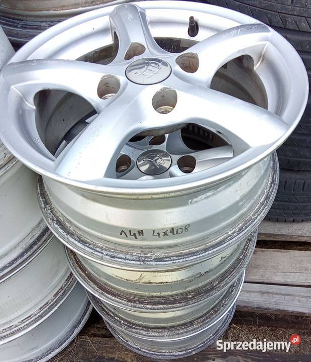4x Alufelgi 4x108 14 SKUP AUT wielkopolskie