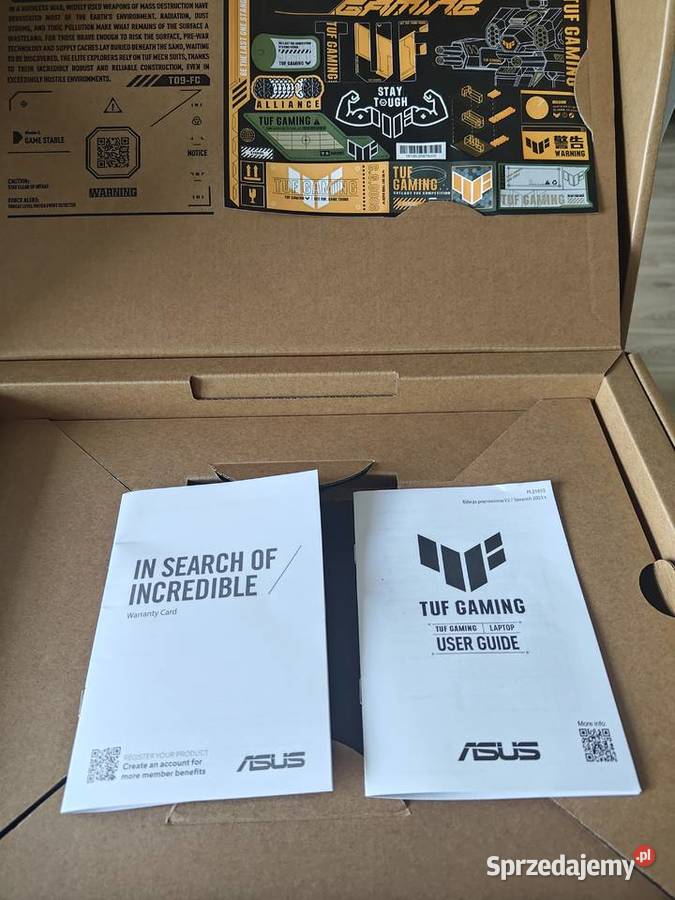 ASUS TUF A15 Ryzen 7 RTX 4060 32GB RAM 1TB SSD 2 Gdańsk