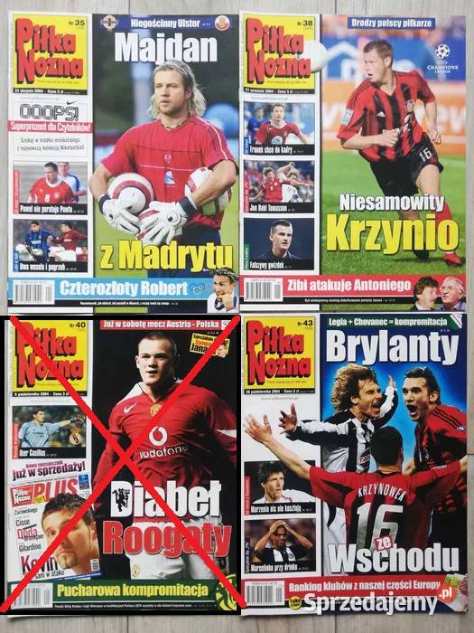 5 Tygodników Piłka Nożna Czasopisma wielkopolskie Wronki