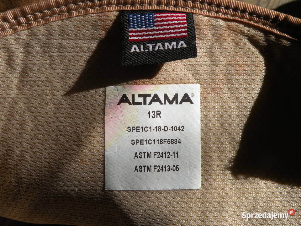 Buty Combat Altama desert 13R Vibram steel toe Wrocław