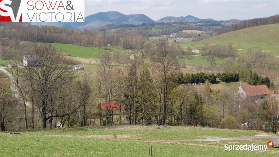Widokowa działka w Górach Sowich Sprzedaż dolnośląskie Jugowice