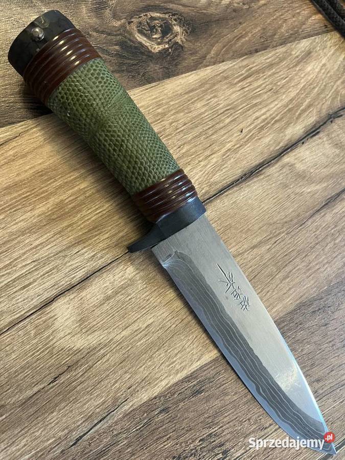 Wyjątkowy japoński nóż Drop Point Hunter NOWY warmińsko-mazurskie Mrągowo