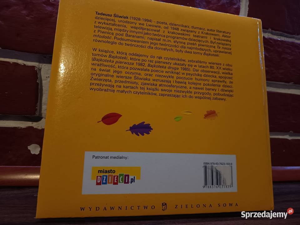 Bajkoteka Tadeusz Śliwiak Wiersze Dzieci