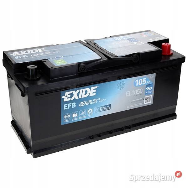 Akumulator Exide EFB 12V 105Ah 950A P L6 EL1050 Jelcz-Laskowice