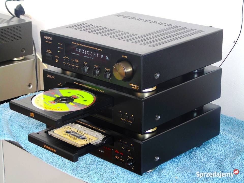 Wieża Denon Amplituner RDS CD Mag AUX PHONO Jasło sprzedam
