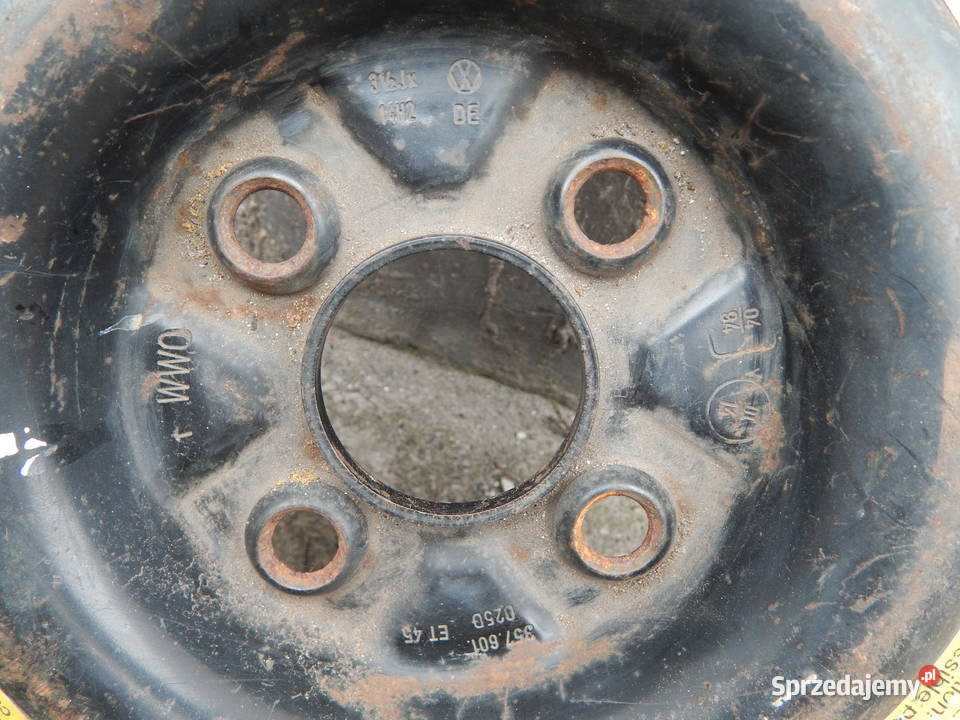 KOŁO DOJAZDOWE ZAPAS VW GOLF III R14 4X100 ET45 Warszawa