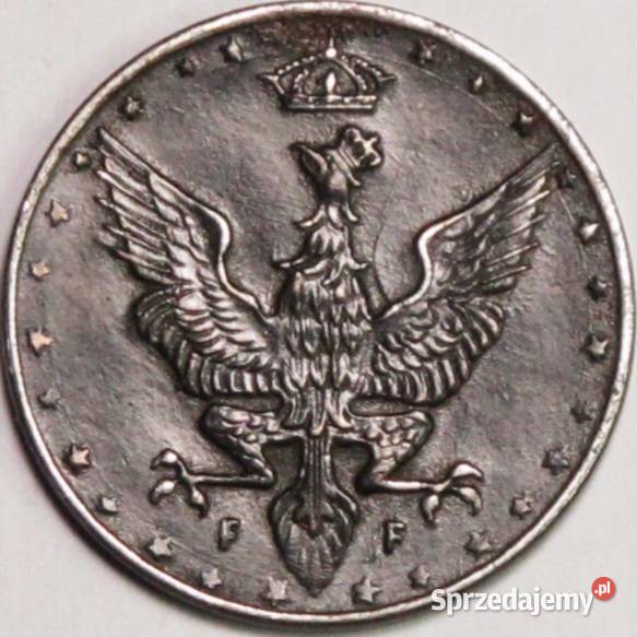 20 Fenigów Królestwo Polskie 1917 r Destrukt wielkopolskie Konin
