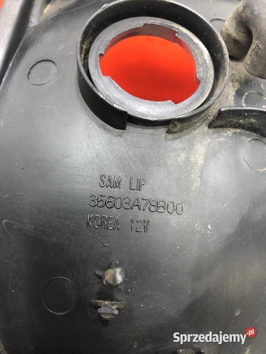 LAMPA PRAWY TYŁ DAEWOO TICO 35603A78B00 osobowe wielkopolskie sprzedam