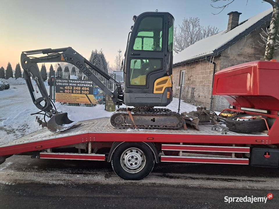 Autolaweta Mini koparka kucie betonu i ine