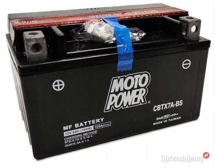Akumulator motocyklowy MotoPower CBTX7ABS Akumulatory motocyklowe dolnośląskie Wałbrzych