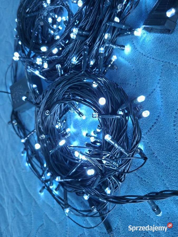 Lampki choinkowe 300 LED kolor biały zimny biały sprzedam