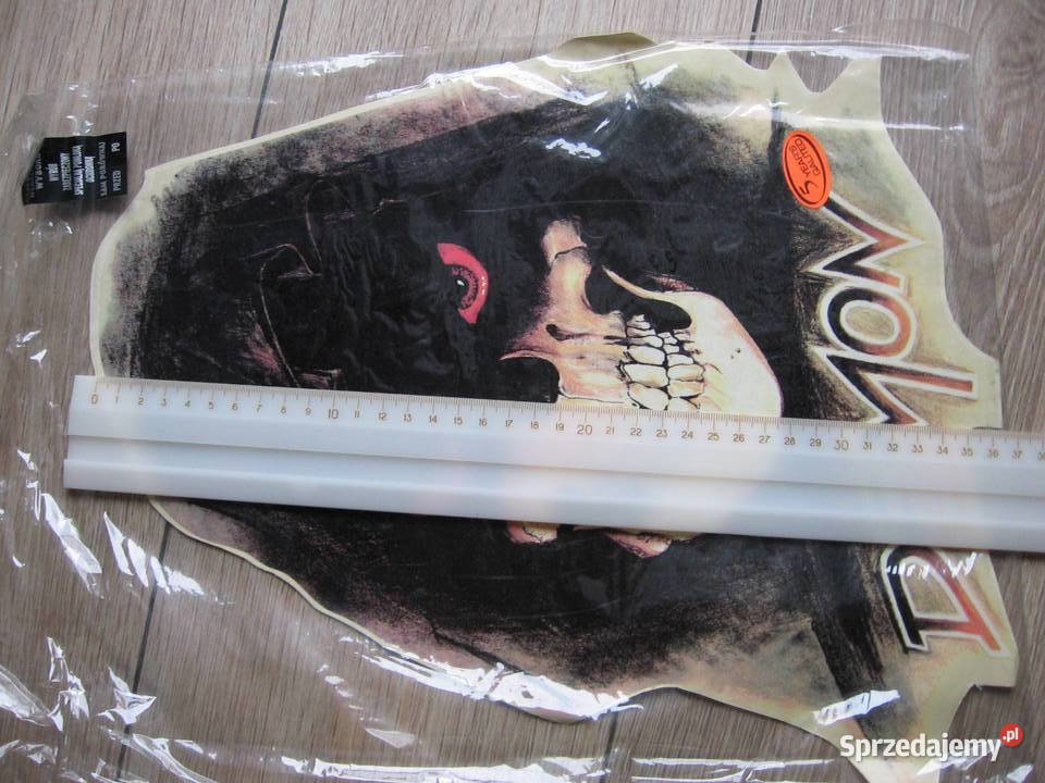 DEMON stara naklejka nalepka z PRL Fiat 125p Przemyśl sprzedam