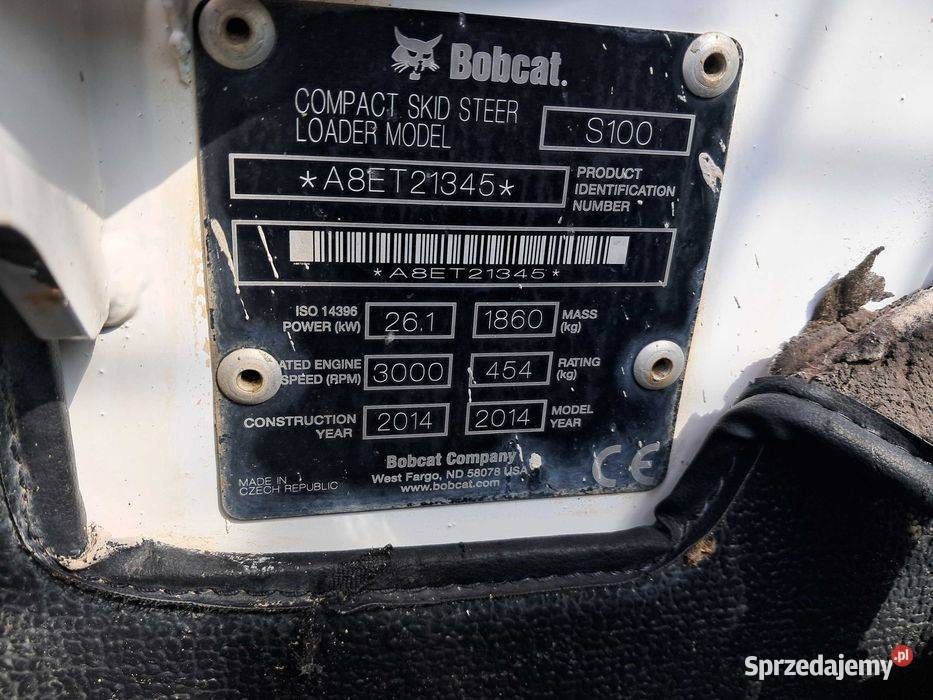 Miniładowarka BOBCAT S100 14r 19t S130 GEHL 4240 Sułów