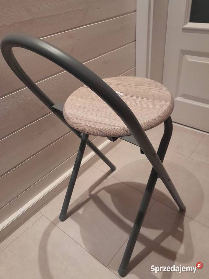 Okrągłe składane siedzisko krzesło stołek nowy Dąbrowa Górnicza