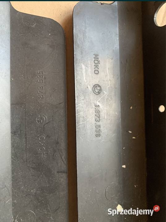 plastiki czarne szyny fotela do BMW e24 osobowe Mszana