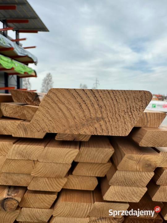 Deska elewacyjna drewniana thermo sosna KL A B Prusice