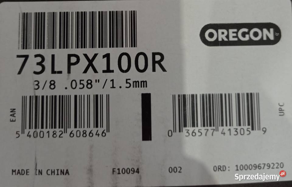 Oregon 73LPX100R 38 15mm pełne dłuto rolka