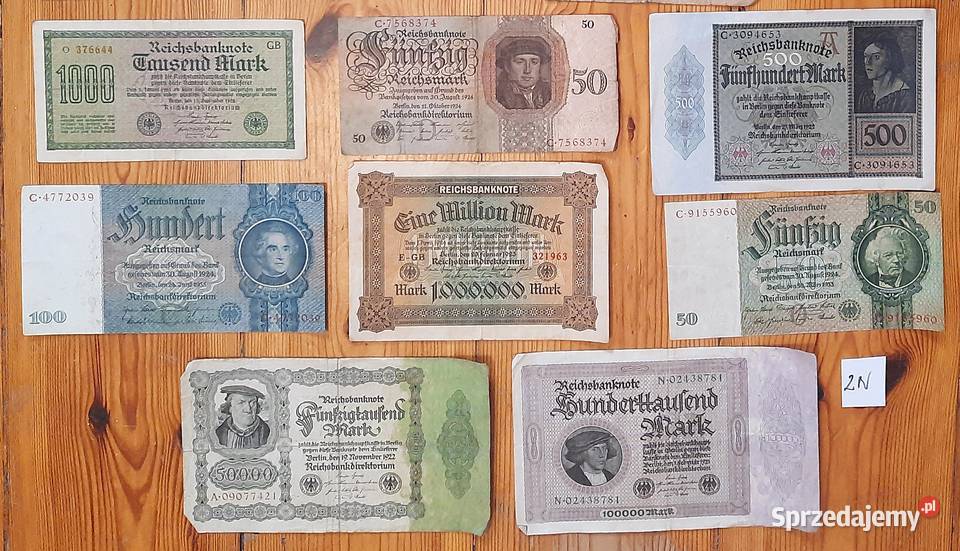 Zestaw Starych Banknotów N2 śląskie