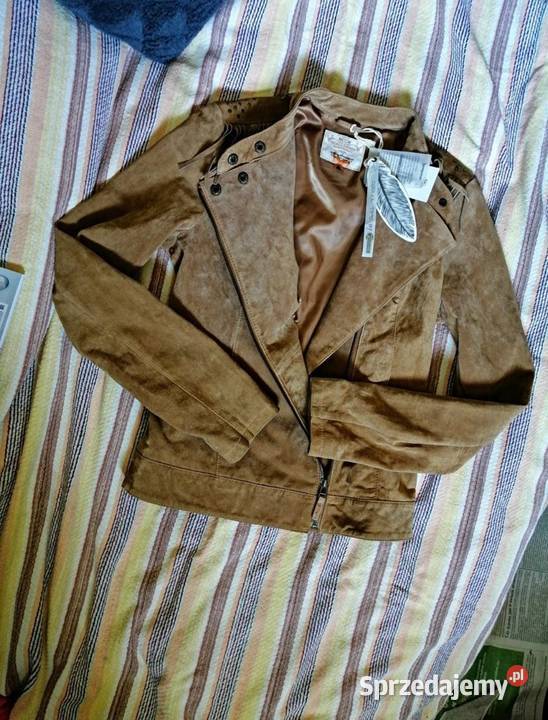 Stradivarius Premium kurtka SKÓRZANA ramoneska sprzedam