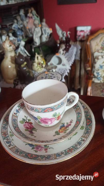 Filiżanka z talerzykiem deserowym SHELLEY pomorskie Gdańsk