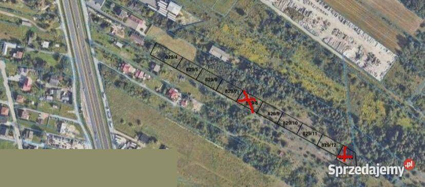 Działki z WZ trasie E7 Radomia Wielogóra