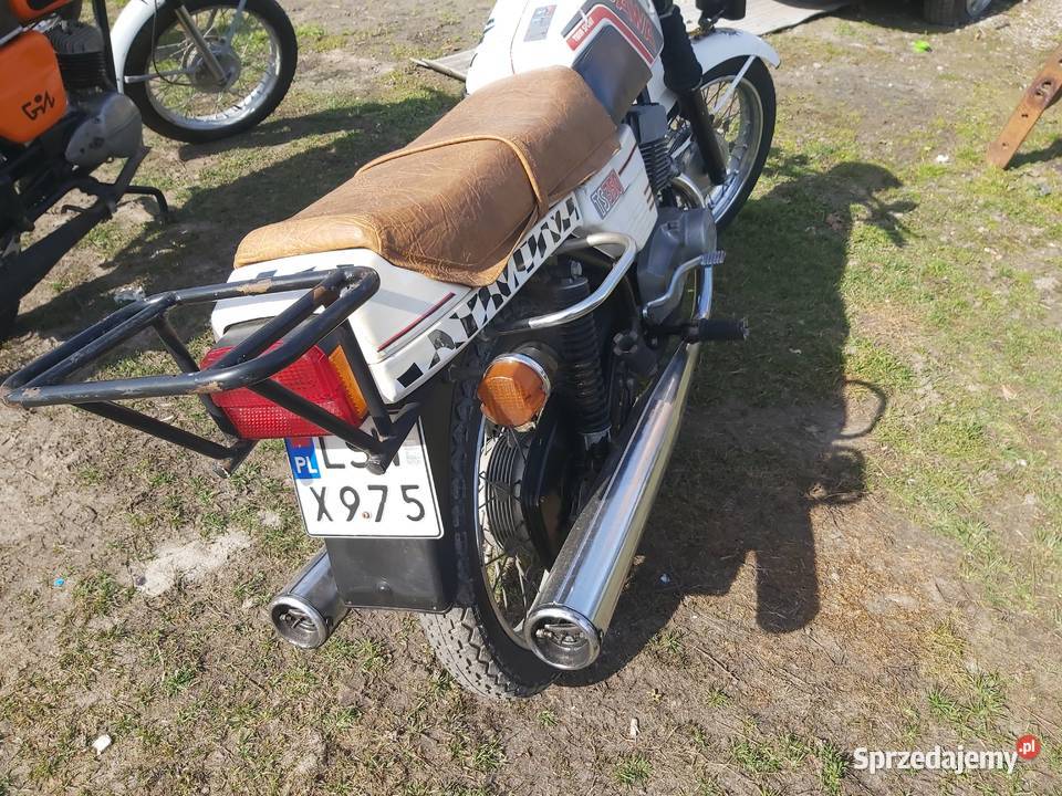 Jawa 350 twin sport white