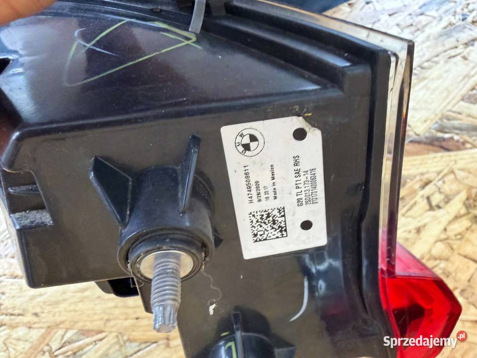 Lampy tył bmw g20 330xi 2021 oryginalne OEM USA małopolskie Wolbrom