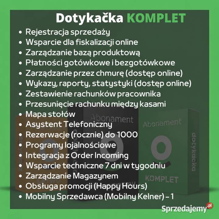Dotykacka Tani system POS 10 Toruń sprzedam