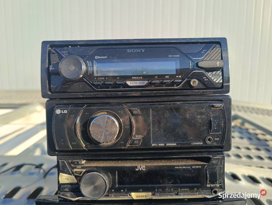 Radia samochodowe 4 sztuki Sony LG JVC Eonon śląskie