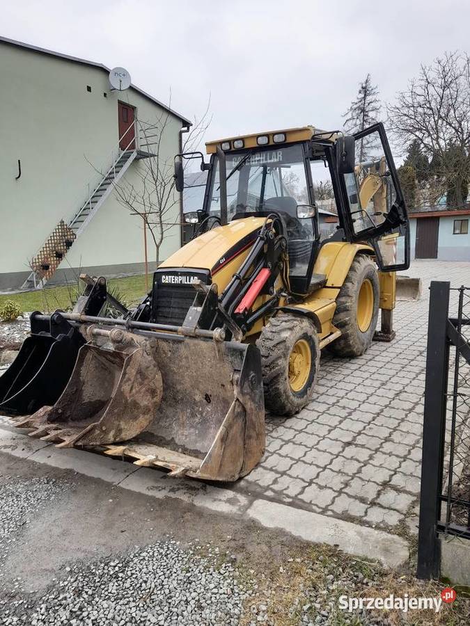 Koparko ładowarka Caterpillar Cat 428c Racławówka