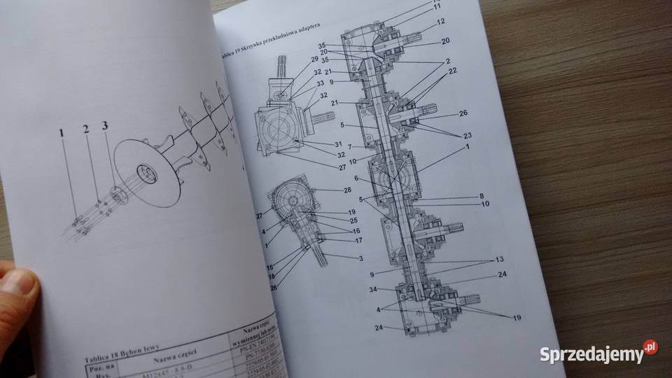 Rozrzutnik obornika N2291 katalog czesci Stalowa Wola sprzedam