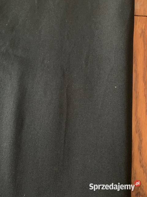 Materiał czarny PRL wełna szer140 dł 275 śląskie Częstochowa