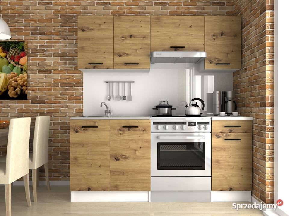 Kuchnia LUIZA I 18 m biały dąb artisan Brody
